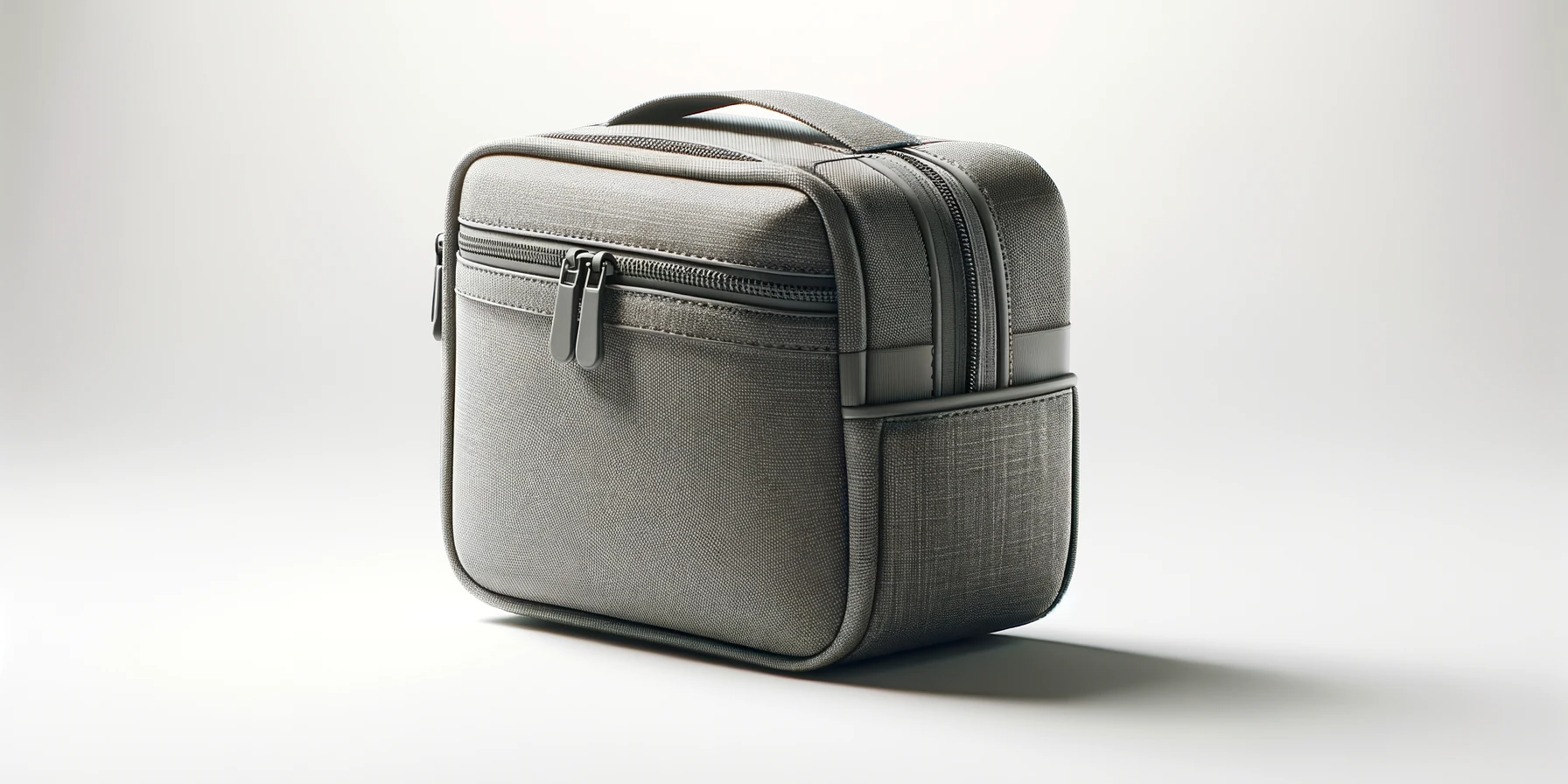 Trousse de Toilette de voyage  dans un fond blanc professionel