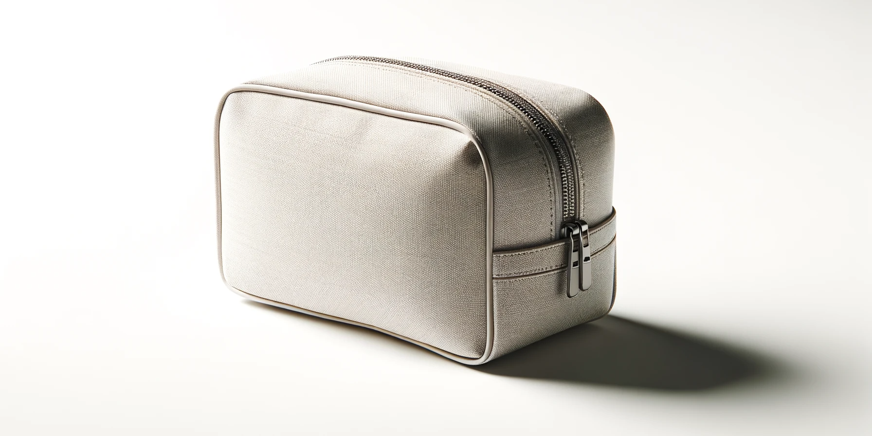 Trousse de Toilette Femme dans un fond blanc professionel