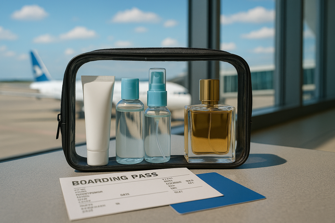 Trousse de toilette en avion : ce que les compagnies autorisent vraiment en cabine
