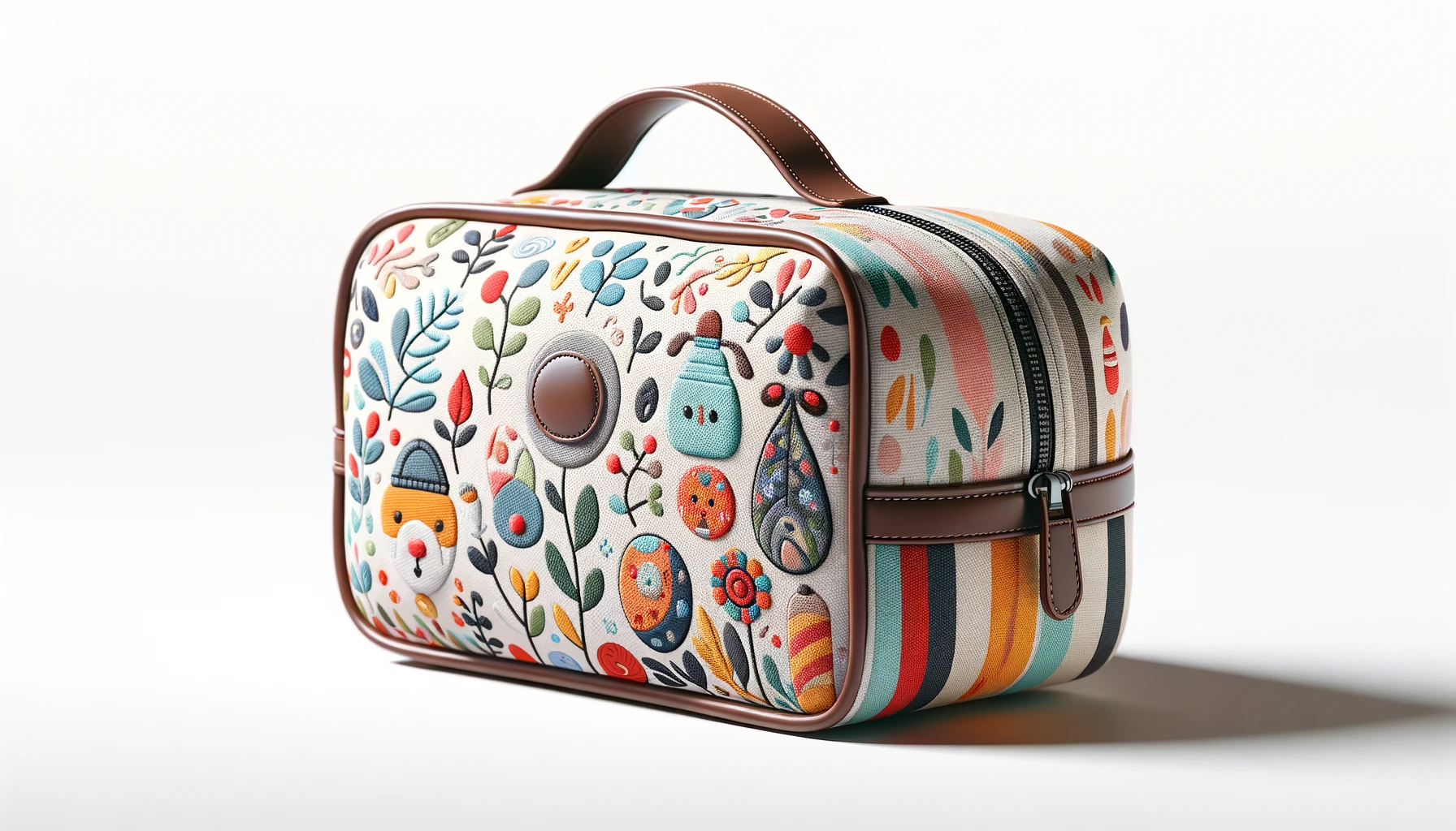 Trousse de Toilette enfant dans un fond blanc professionel
