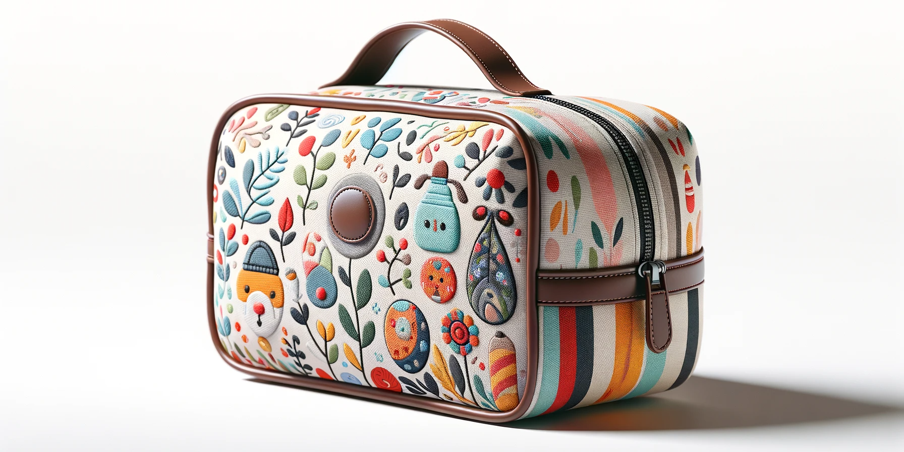Trousse de Toilette enfant dans un fond blanc professionel