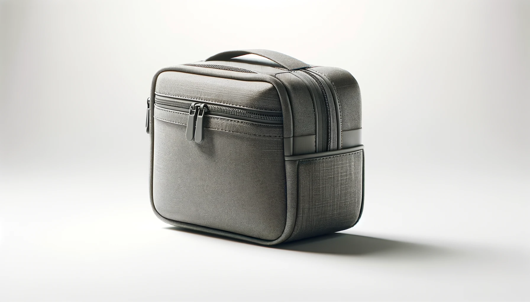 Trousse de Toilette de voyage  dans un fond blanc professionel