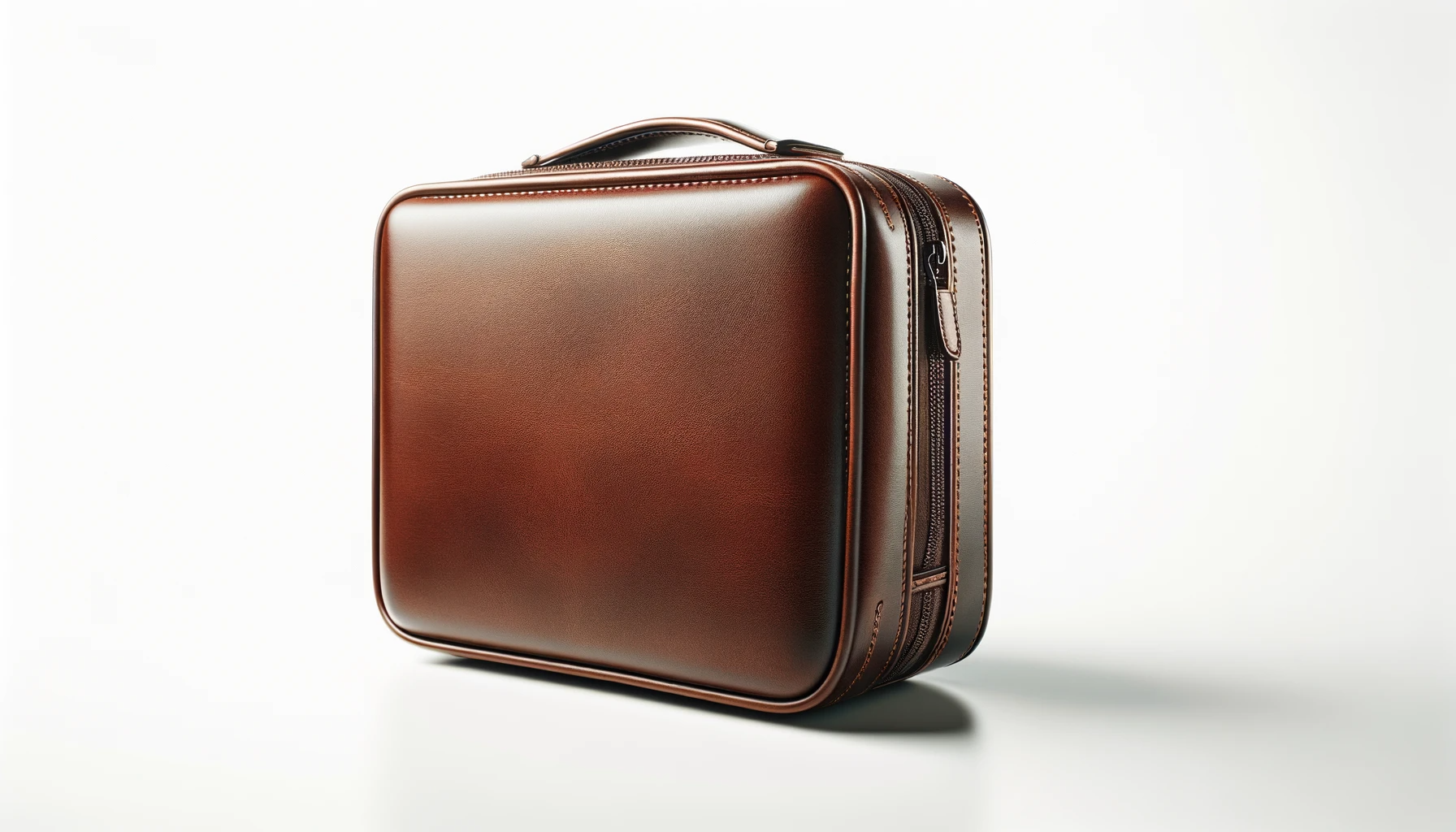 vanity pour homme marron dans un fond blanc professionel 