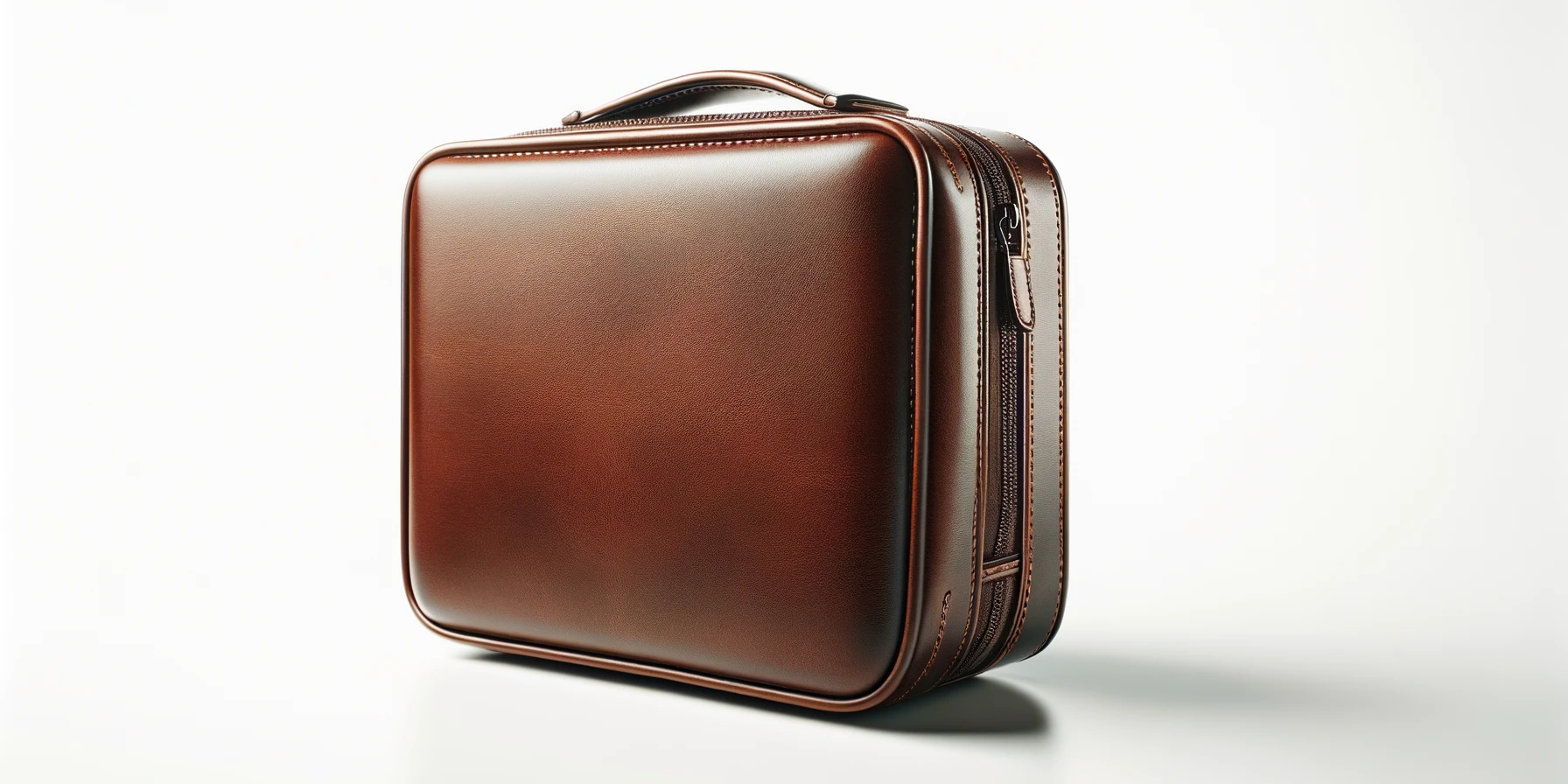 vanity pour homme marron dans un fond blanc professionel 