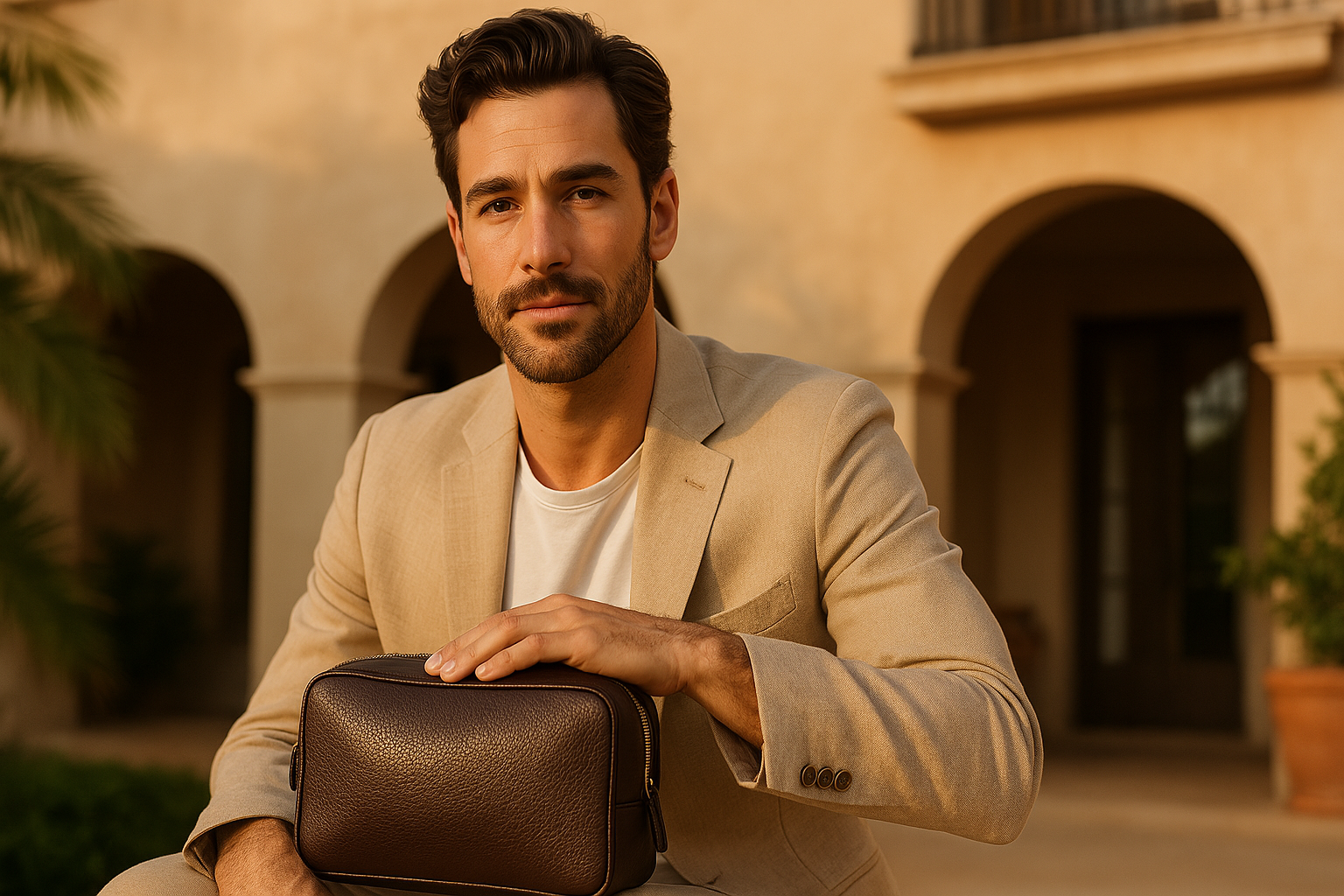 trousse de toilette homme