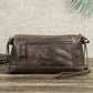 Grande Trousse de Toilette Cuir Café