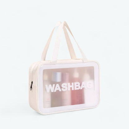 Grande Trousse de Toilette Femme Tendance Blanc