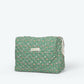 Grande Trousse de Toilette Gaze de Coton Vert