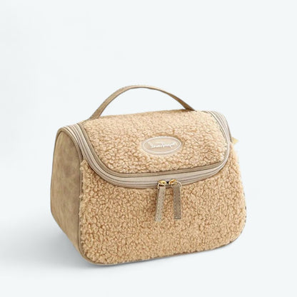 Petite Trousse de Toilette à Suspendre Femme Beige