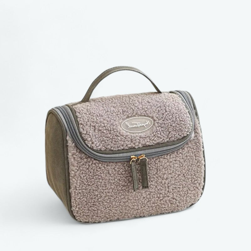 Petite Trousse de Toilette à Suspendre Femme Gris