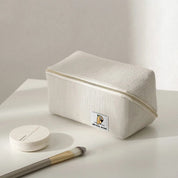 Petite Trousse de Toilette Légère Femme Beige