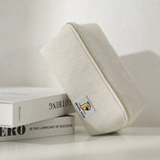 Petite Trousse de Toilette Légère Femme Beige