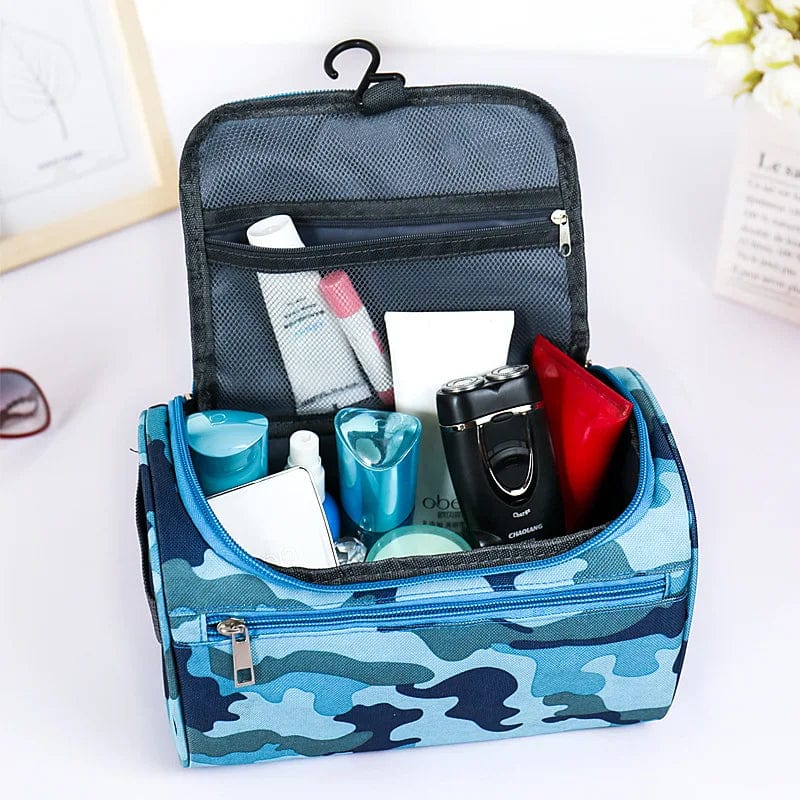 Trousse de Toilette Camouflage Bleu Camo Bleu