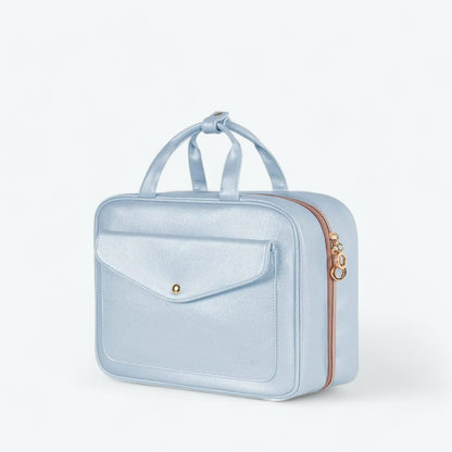 Trousse de Toilette Dépliante Femme Bleu