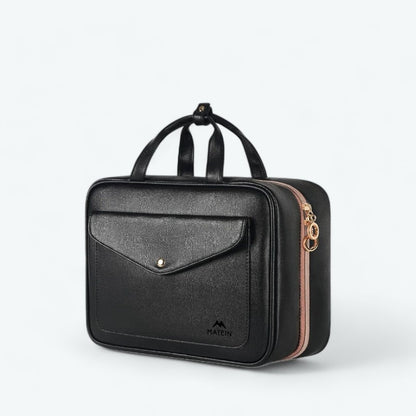 Trousse de Toilette Dépliante Femme Noir