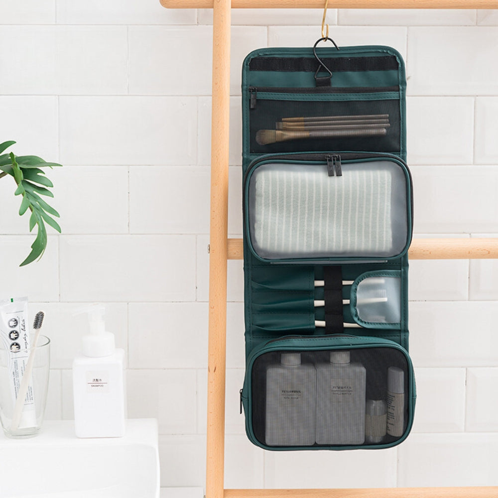 Trousse de Toilette Dépliante Vert