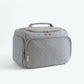 Trousse de Toilette Femme Grand Format Gris