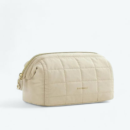 Trousse de Toilette Femme Matelassée Jaune