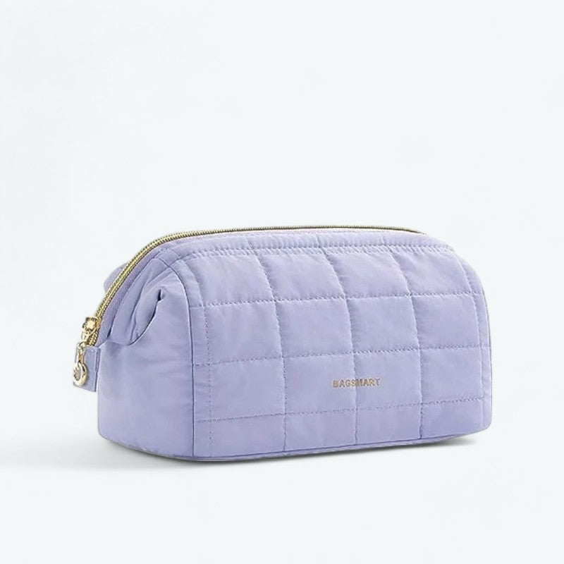 Trousse de Toilette Femme Matelassée Violet
