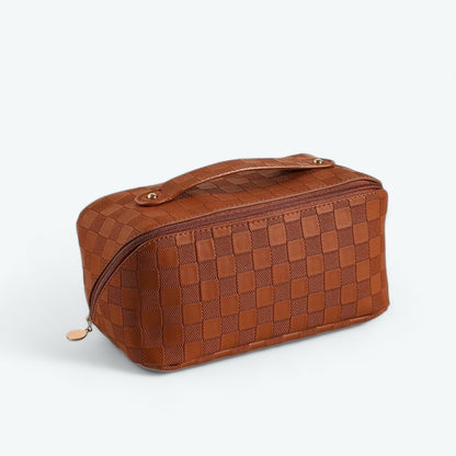 Trousse de Toilette Femme Tendance Marron