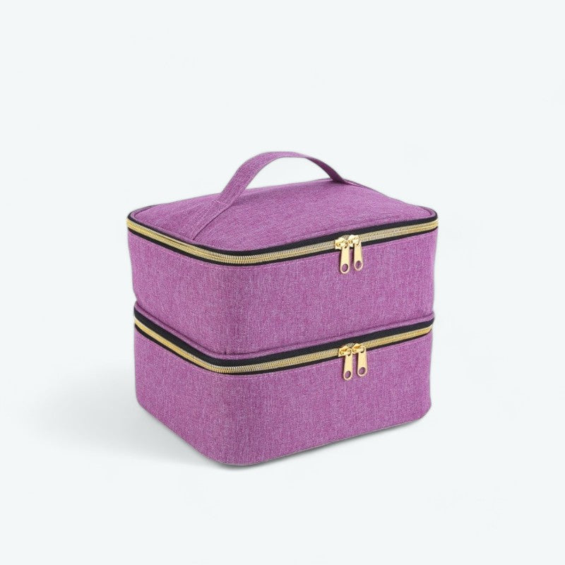Trousse De Toilette Femme Vanity Souple Violet