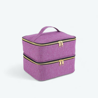 Trousse De Toilette Femme Vanity Souple Violet