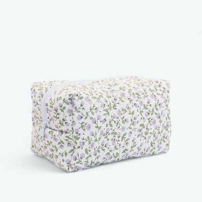 Trousse de Toilette Gaze de Coton Violet
