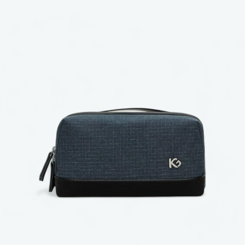 Trousse de Toilette Grand Angle Bleu Oxford
