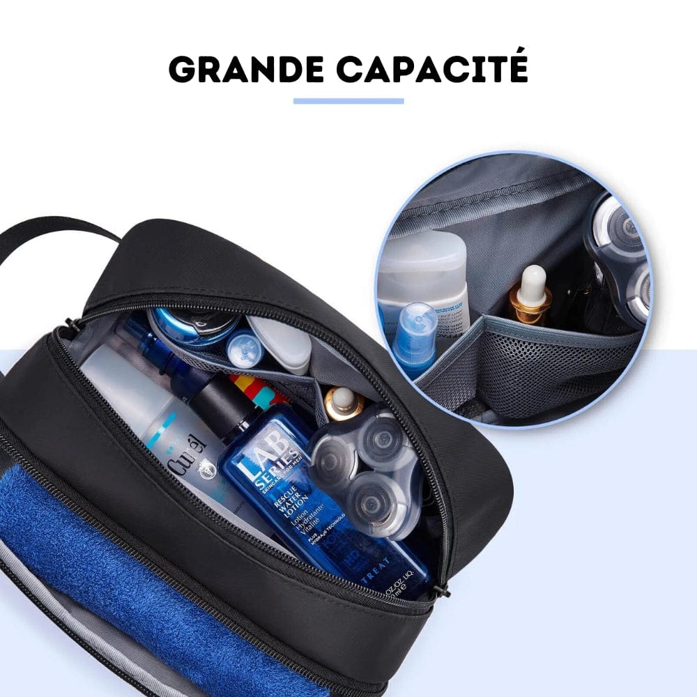 Trousse de Toilette Homme Bleu Marine Bleu Marine