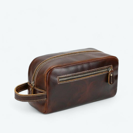Trousse de Toilette Homme Chic Marron