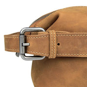 Trousse de Toilette Homme Cuir Marron Marron clair