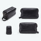 Trousse de Toilette Homme Cuir Noir Noir
