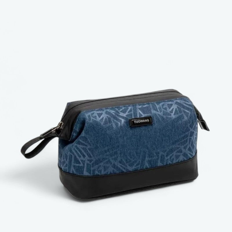 Trousse de Toilette Homme Design Bleu