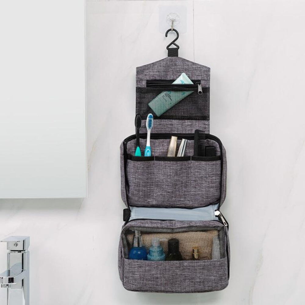 Trousse de Toilette Pliable à Suspendre