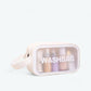 Trousse de Toilette Rectangulaire Transparente Femme Blanc