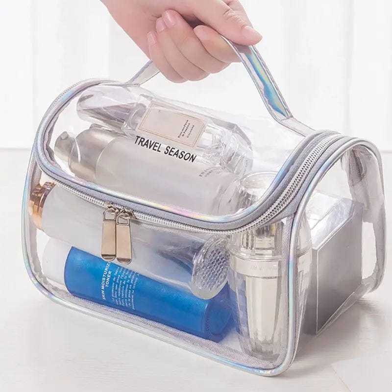 Trousse de Toilette Transparente Maquillage Transparent