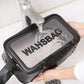 Trousse de Toilette Transparente Semi Rigide