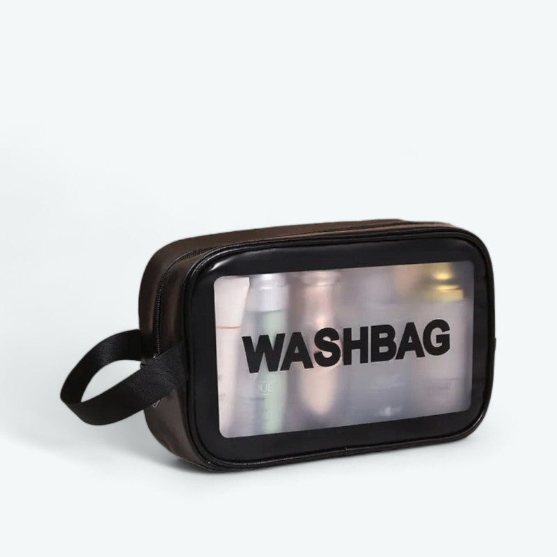 Trousse de Toilette Transparente Semi Rigide Noir