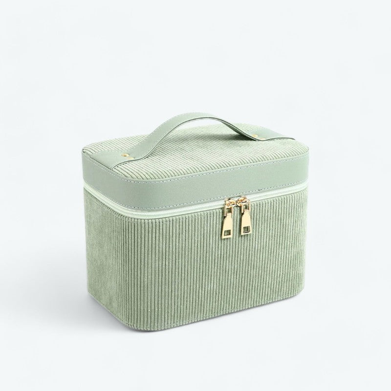 Trousse de Toilette Vanity Rigide Vert Clair