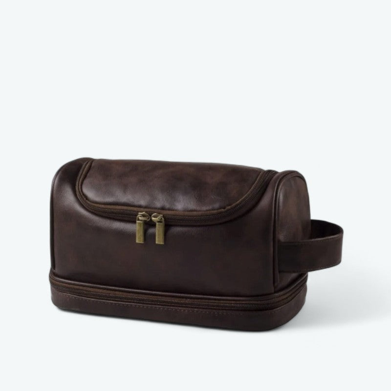 Trousse de Toilette Vintage Café