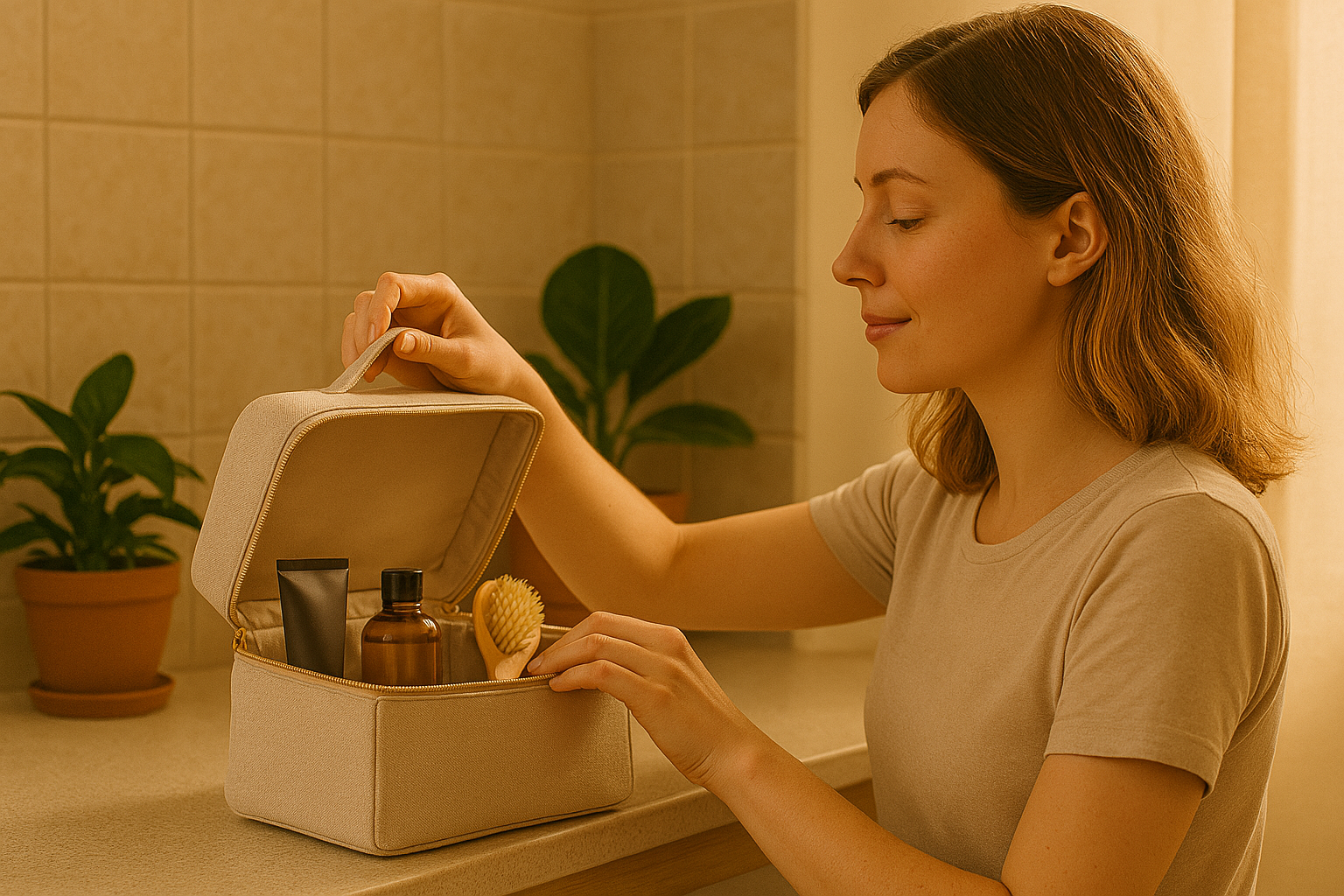 trousse de toilette femme