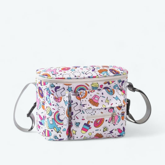Vanity Bébé Fille Rose Motifs