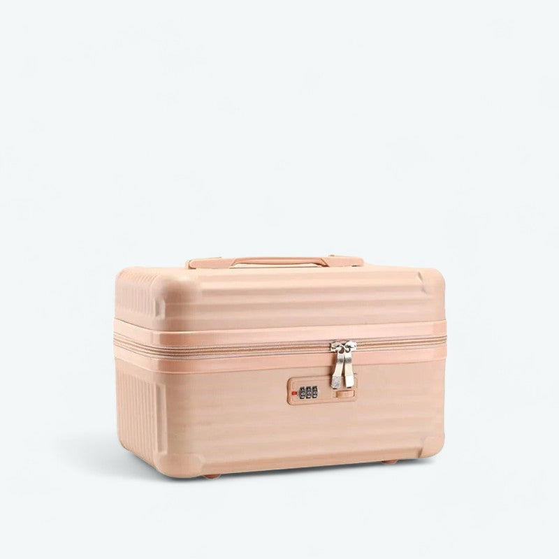 Vanity Case Rigide avec Code Beige