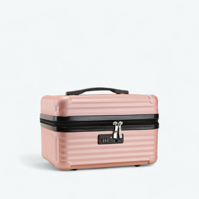 Vanity Case Rigide avec Code Or Rose