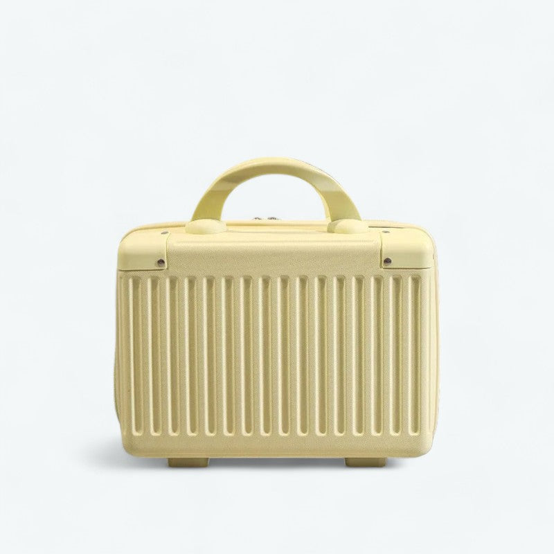 Vanity de Voyage Valise Jaune
